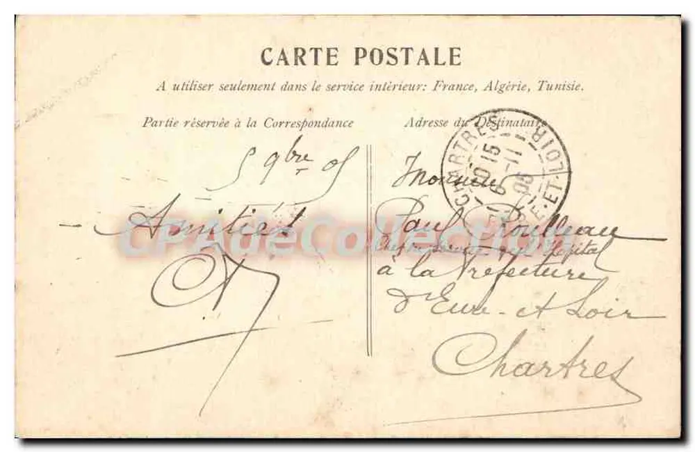 Périgueux — Porta Normanda — editor H. Locquemont, n°8 - Verso