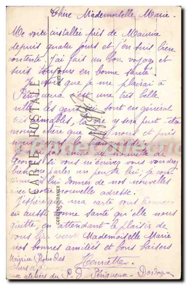 Périgueux — Porta Normanda — CPAdeCollection - Verso