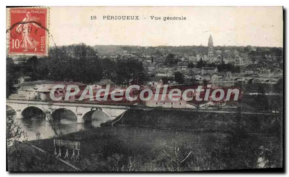 Périgueux — Vista geral — Editor desconhecido, n° 18 - Frente