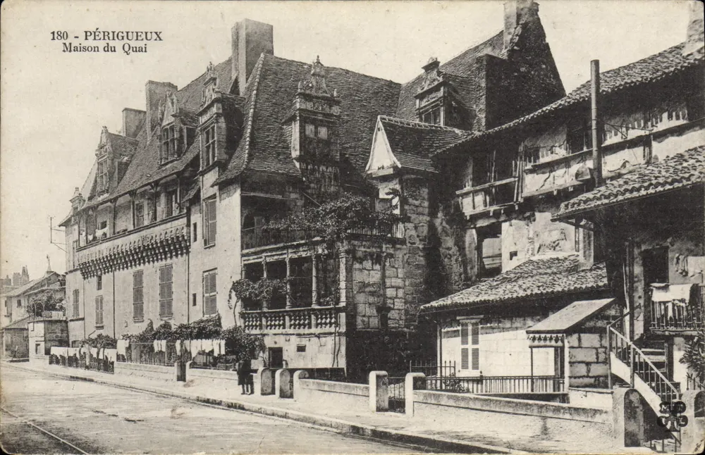 Périgueux — Casa do Quai — Editor: Périgueux, n° 180 - Frente
