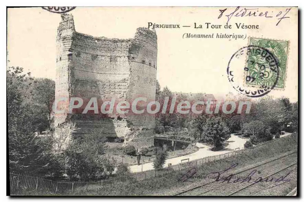 Périgueux — Torre de Vésone (Monumento histórico) — Novas Galerias - Frente