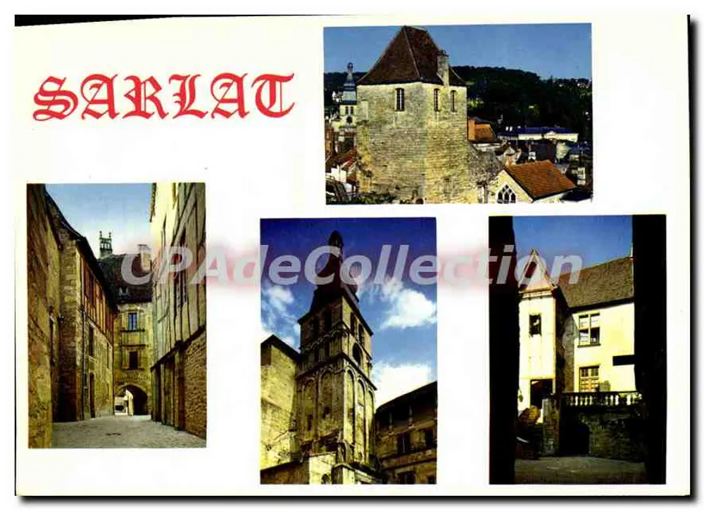 SARLAT — Cidade histórica — Edições LA GIGDONE - Édits d'Orléans - Frente