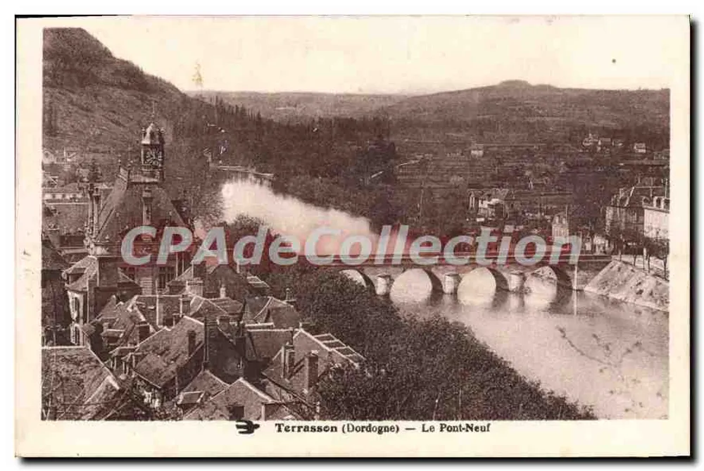 Terrasson (Dordogne) — O Pont-Neuf - Frente