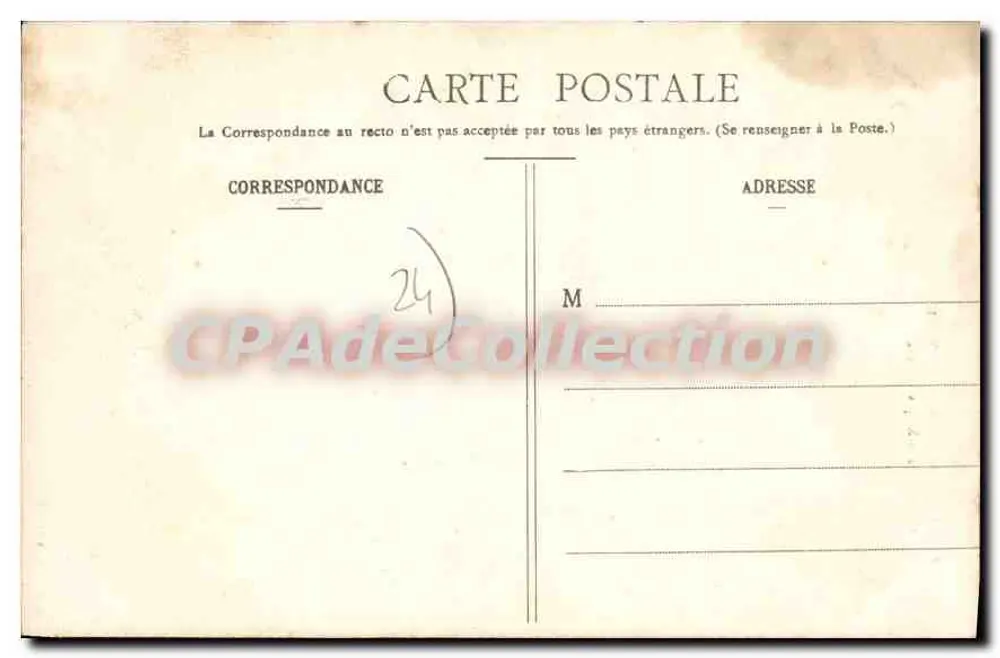Castillo de La Roque-Gageac — Alrededores de Sarlat — R. Dauchy, n° 86 - Reverso