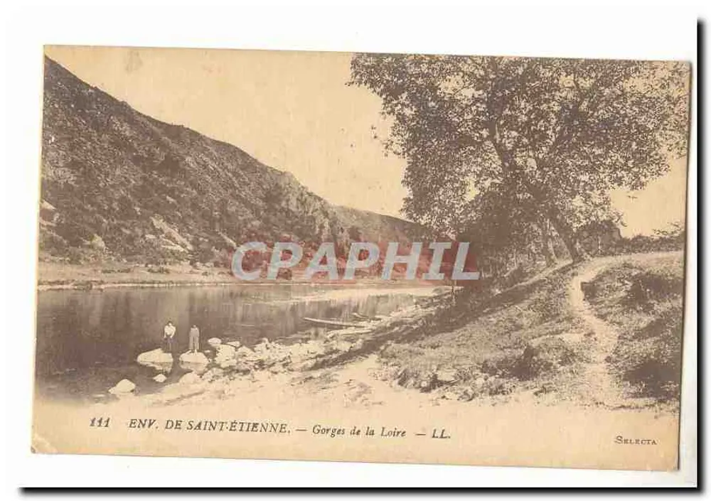 Env. de Saint-Étienne — Gorges da Loire — Selecta, n° 111 - Frente