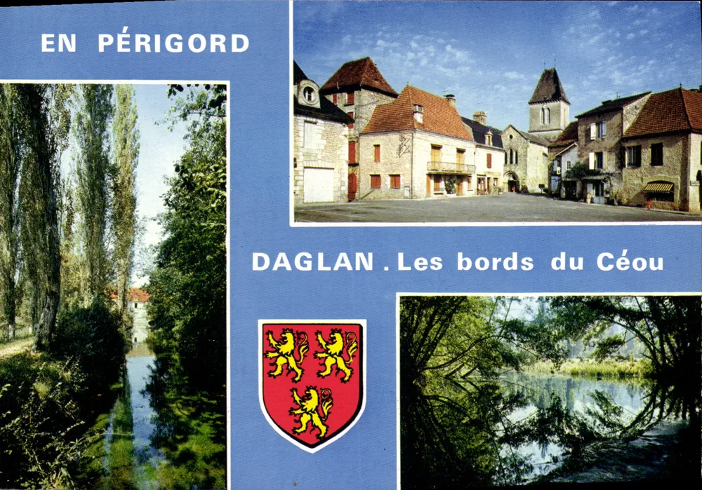 Daglan — Ufer des Céou — Moderne Ausgabe, Limoges - Vorderseite