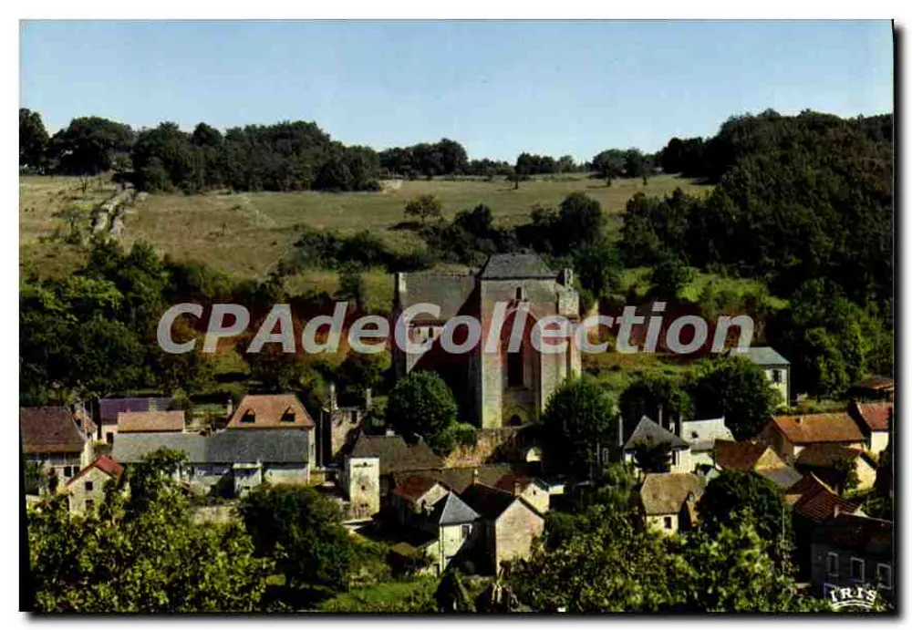 Saint-Amand-de-Coly — Das Dorf und die Kirche, schönes befestigtes römisches Gebäude — IRIS, Nr. 24/659 - Vorderseite