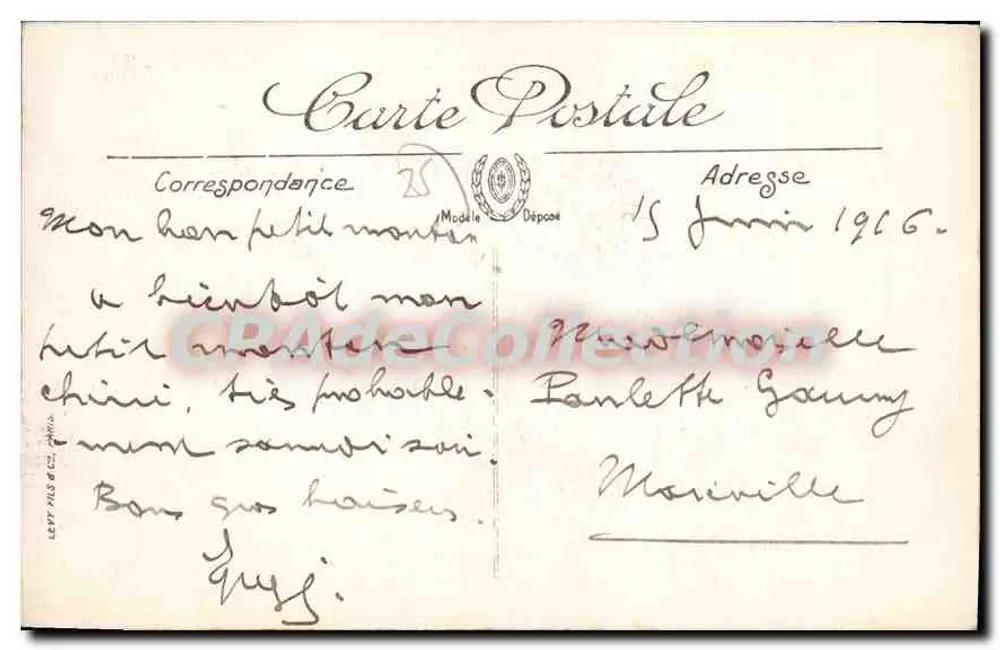 Besançon — Bairro Rivotté e a Cidadela — LL - Verso