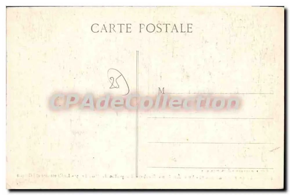 Étalans (Doubs) - O poço de Poudrey - O Crocodilo e a Avestruz — Edição L. Gaillard-Prêtre, Besançon - Verso