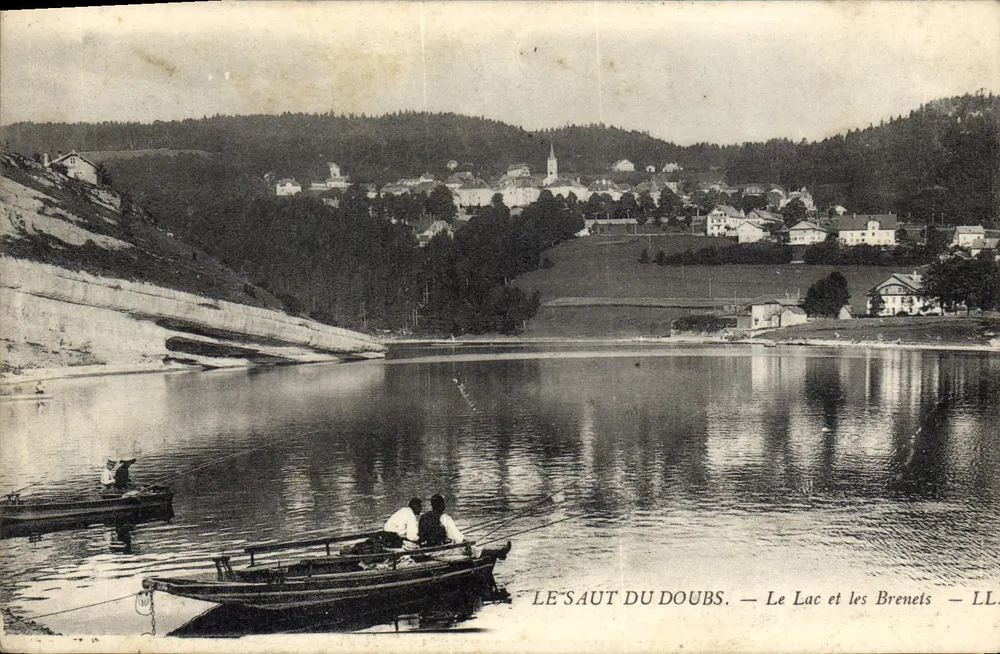 O Salto do Doubs — O Lago e os Brenets — LL - Frente
