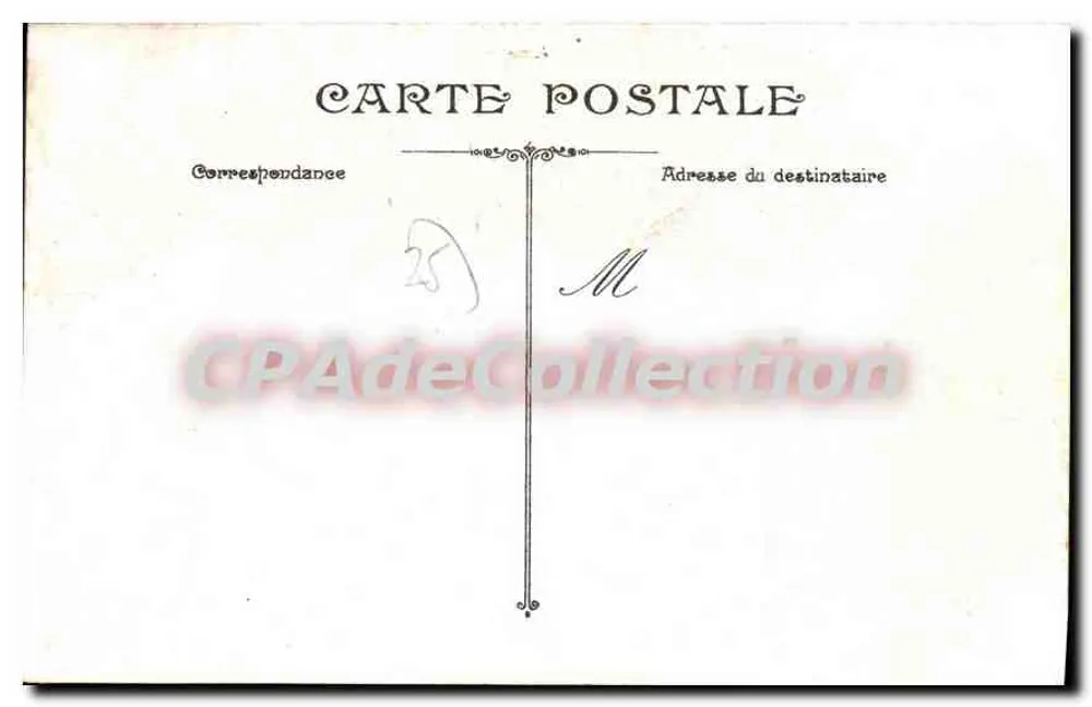 Pontarlier — Pomnik Cluse — Stara pocztówka nr 942, wydawca nieznany - Rewers