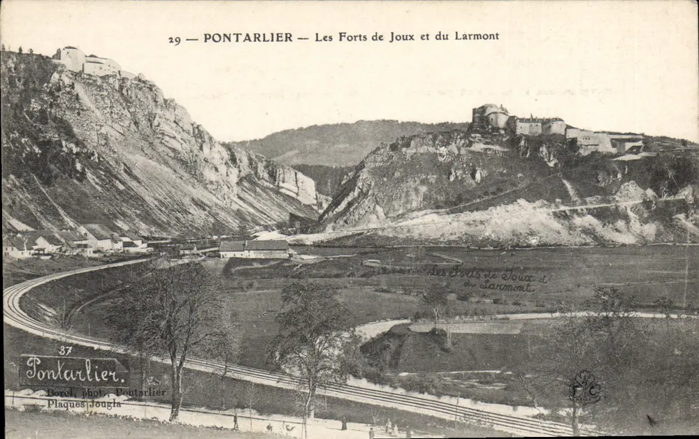 Pontarlier — Die Festungen Joux und Larmont — Bordé, phot. Pontarlier, Plaques Jouglia - Vorderseite