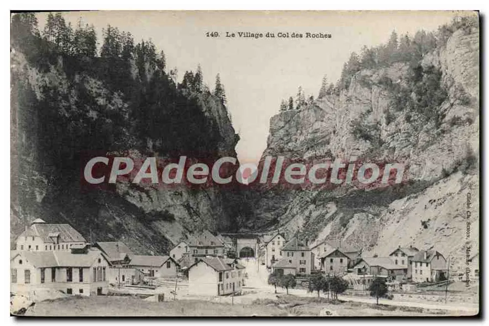 Il Villaggio del Col des Roches — vista panoramica — editore G. De Soton, Nébou (Drome) - Recto