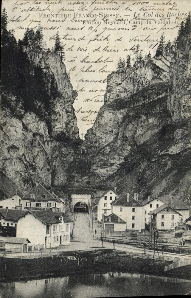 Der Col des Roches — Grenze Frankreich-Schweiz — Edition Meynard, n°11 - Vorderseite