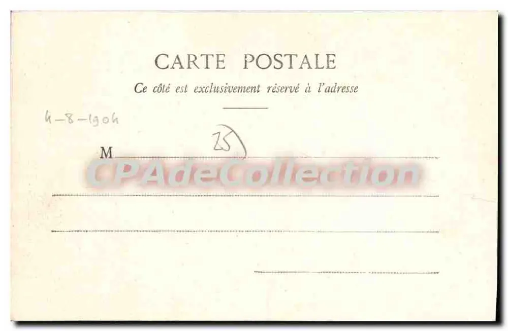 Montbéliard — O Castelo — vista do castelo com duas torres cónicas — editor não identificado, n° de série 213 - Verso