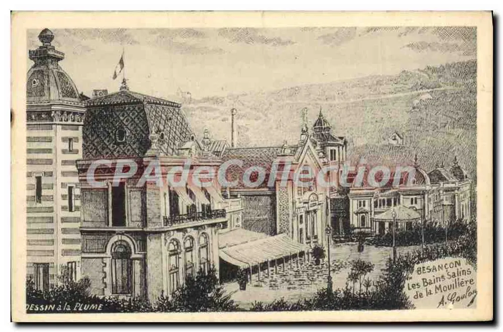 BESANÇON — Die Salinen von La Mouillère — A. Coulon - Vorderseite