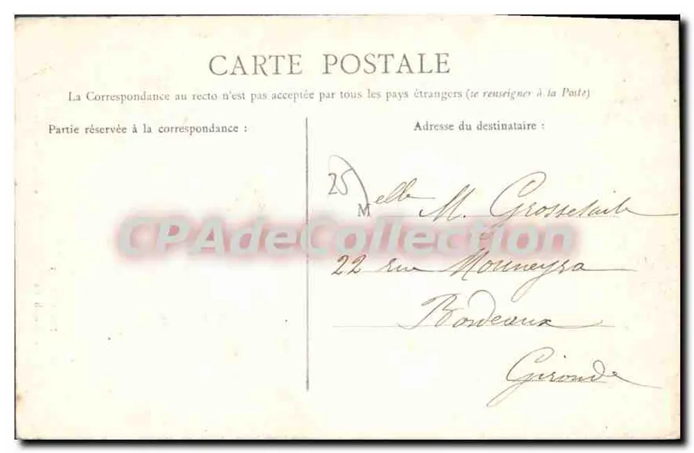 Montbéliard — La Diaichotte — A. Clerc, editor - Verso