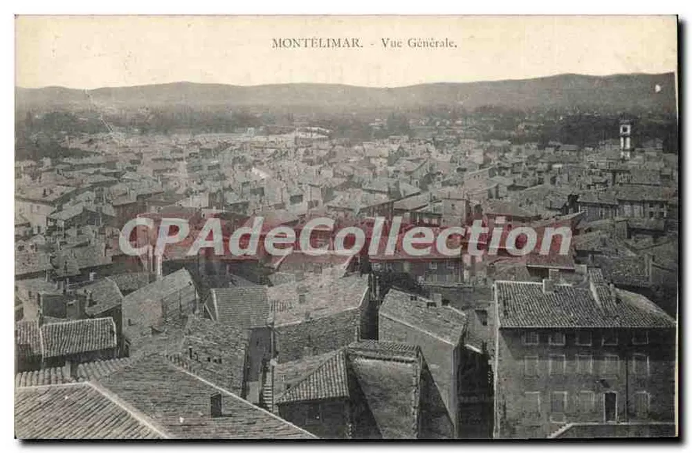 Montélimar — Vista Geral — Papaterie Chapuis, Montélimar - Frente