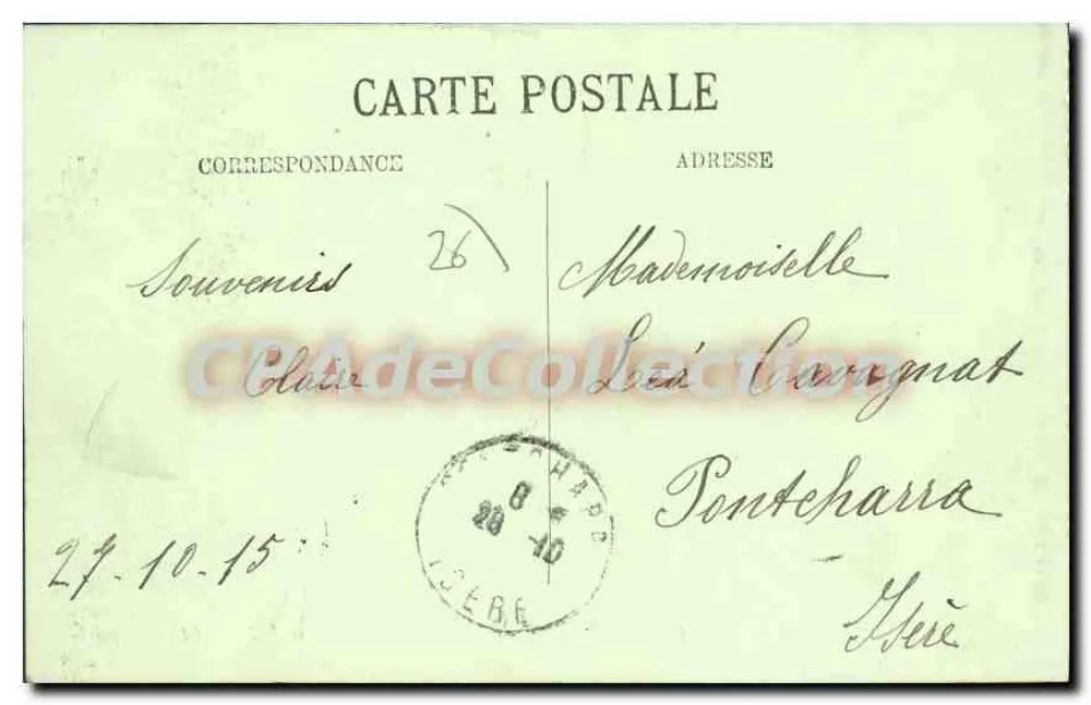 Valence — Das Theater und das Rathaus — LL. Selecta - Rückseite