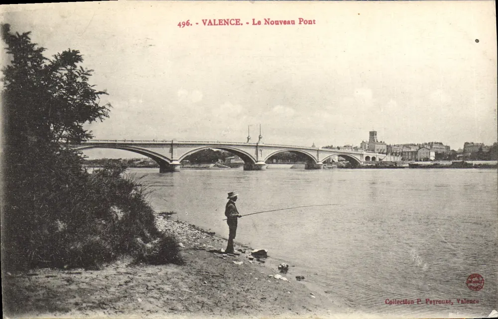 Valência - O Novo Ponte — Coleção P. Peyrouze, Valência, n° 496 - Frente
