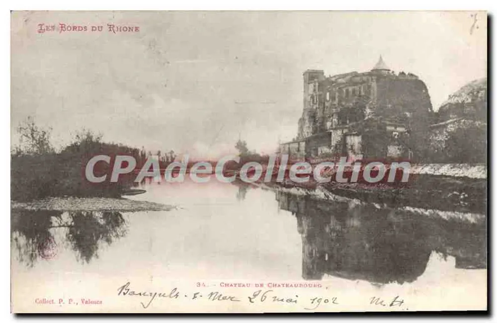 Castelo de Châtraudourc — Rambouillet — Coleção P. P., Valence - Frente