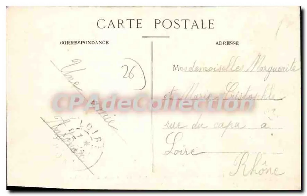 Die (Drôme) — Etablissement Thermo-Résineux de Salières-les-Bains — Pap. L. Rambaud, Die - Rückseite