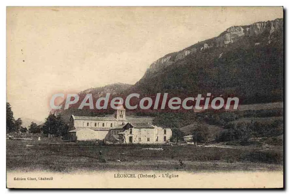Léoncel (Drôme) - A Igreja — Edição Ginet, Chabeuil - Frente