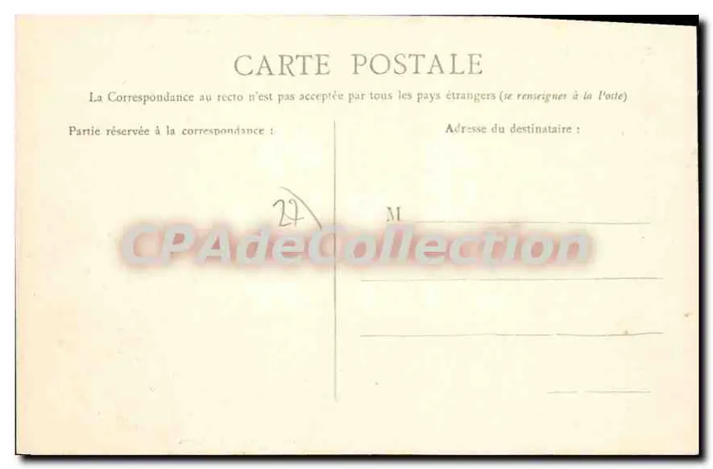 Evreux — O Teatro — Imp. Laruelle, Evreux - Verso