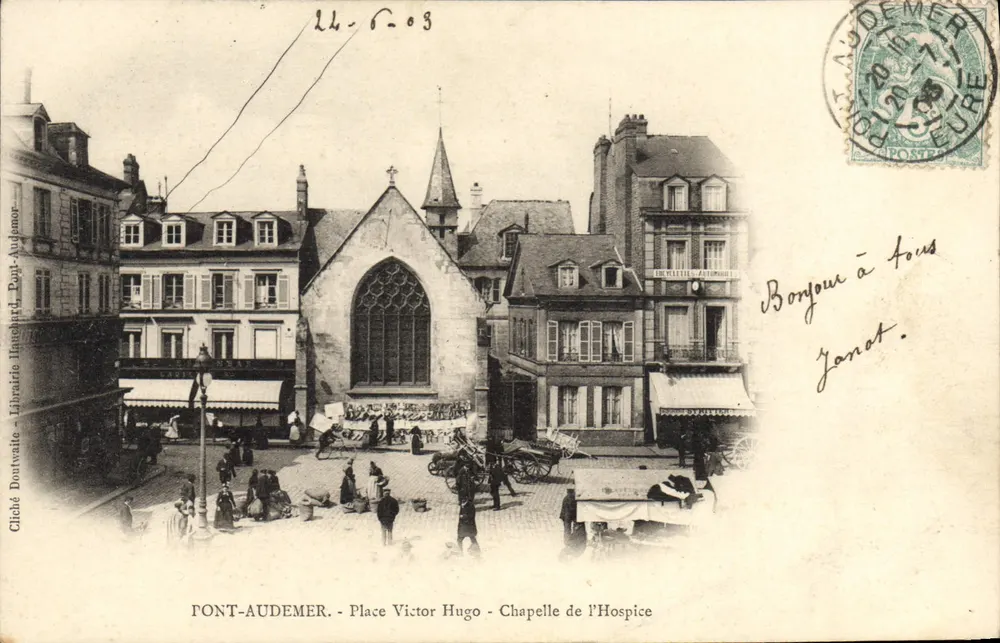 Pont-Audemer - Place Victor Hugo - Kapelle des Hospizes — Gliché Doutwaite, Paul Audemor - Vorderseite