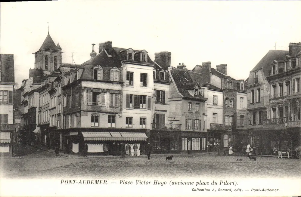 Pont-Audemer — Place Victor Hugo (ehemals Place du Pilori) — Collection A, Renard, Verlag — Pont-Audemer - Vorderseite