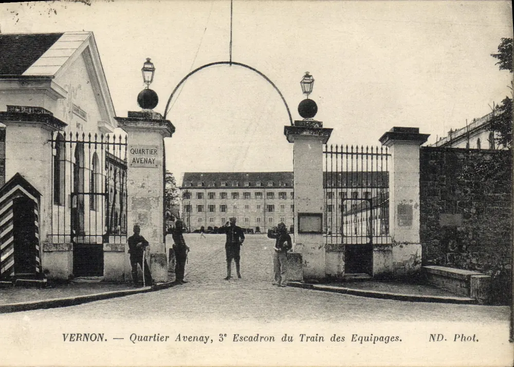 Avenay-Viertel — 3. Eskadron des Equipage-Train — Vernon - Vorderseite