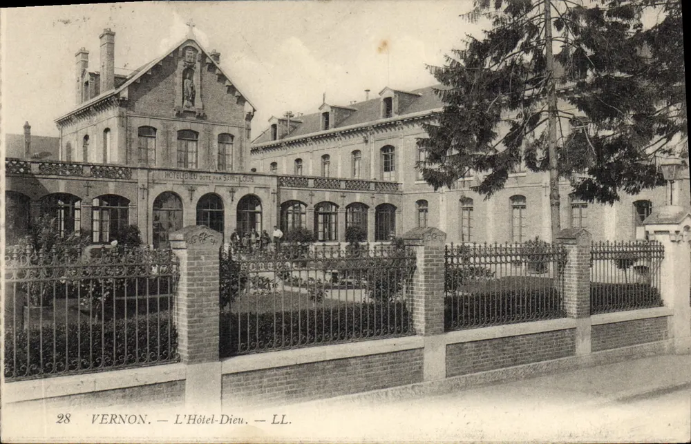 Vernon — O Hôtel-Dieu — LL. — n°28 - Frente