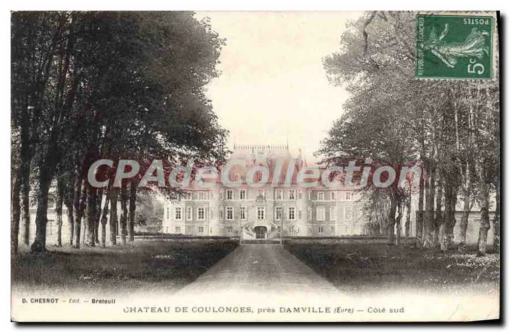 Schloss Coulonges, nahe Damville (Eure) — Südseite — D. Chesnot, Breteuil - Vorderseite