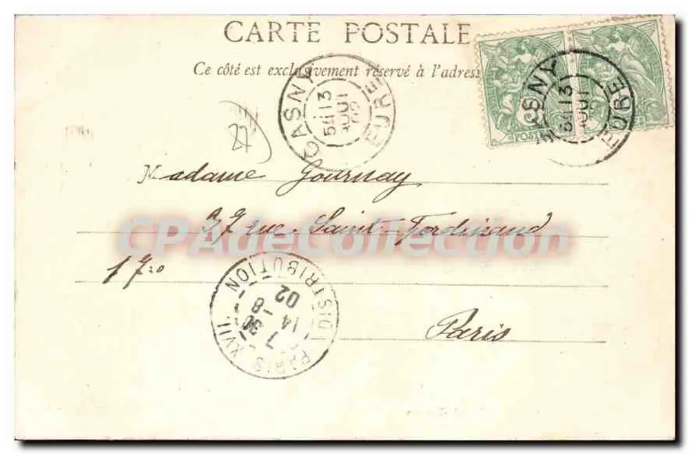 Gisors - Torre St-Thomas — Imp. Lib. A. Bardel, Gisors (Eure) — número de série não visível - Verso