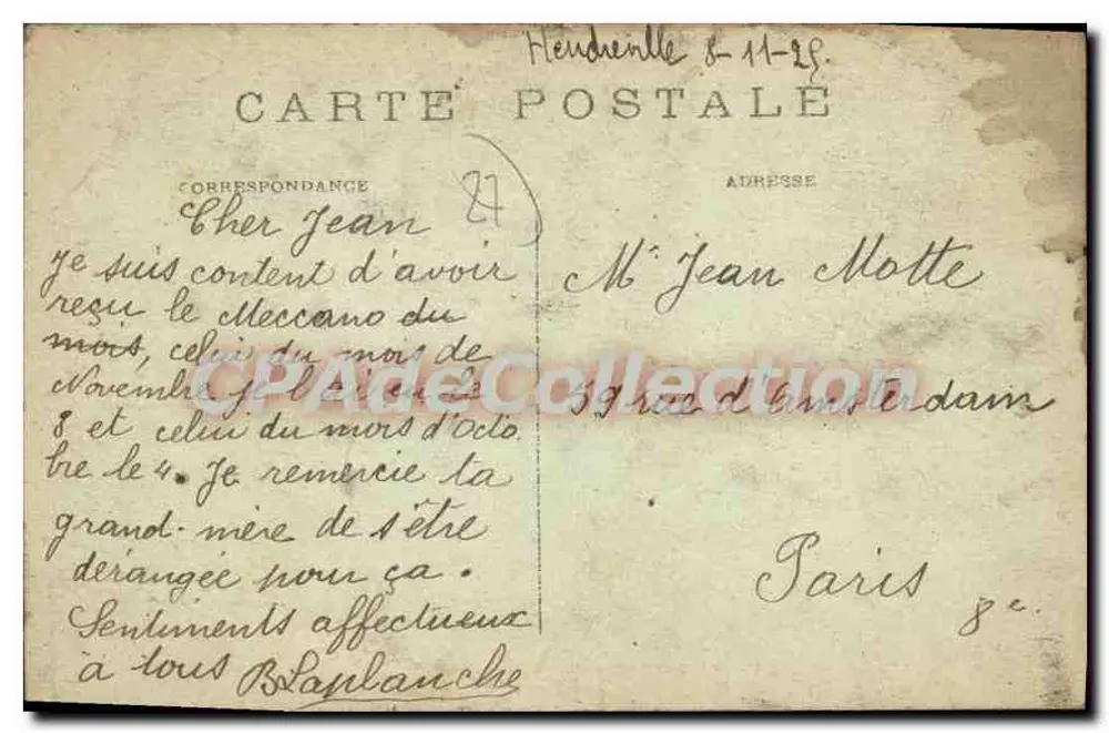 Heudreville-sur-Eure — As margens do rio Eure — Edit. A. Planterose n°1239 - Verso