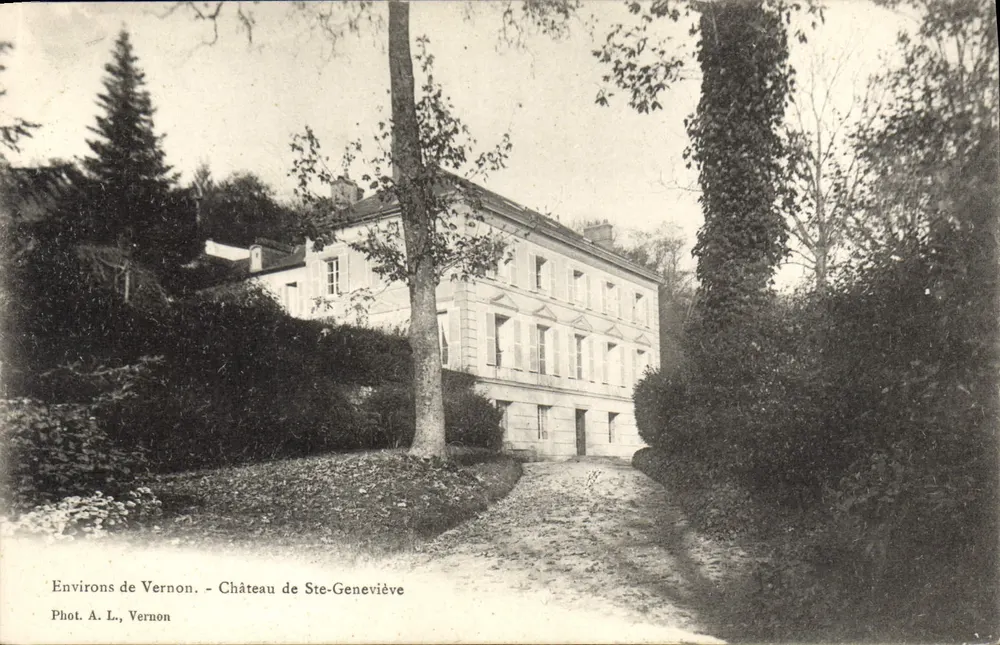 Arredores de Vernon — Castelo de Ste-Geneviève — Fot. A. L., Vernon - Frente