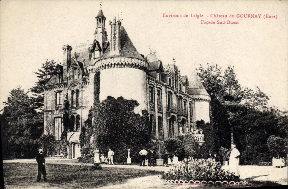 Umgebung von Laigle - Schloss Gournay (Eure) - Südwestfassade - Vorderseite