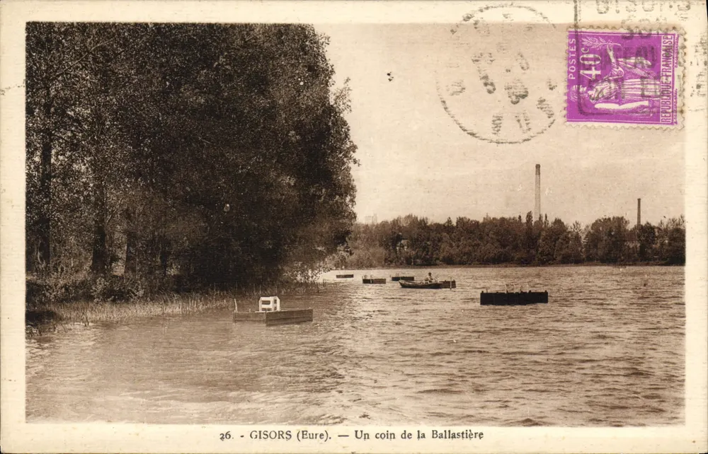Gisors (Eure) — Ein Stück der Ballastière — Baurt (Eure) Ausgabe Nr. 26 - Vorderseite