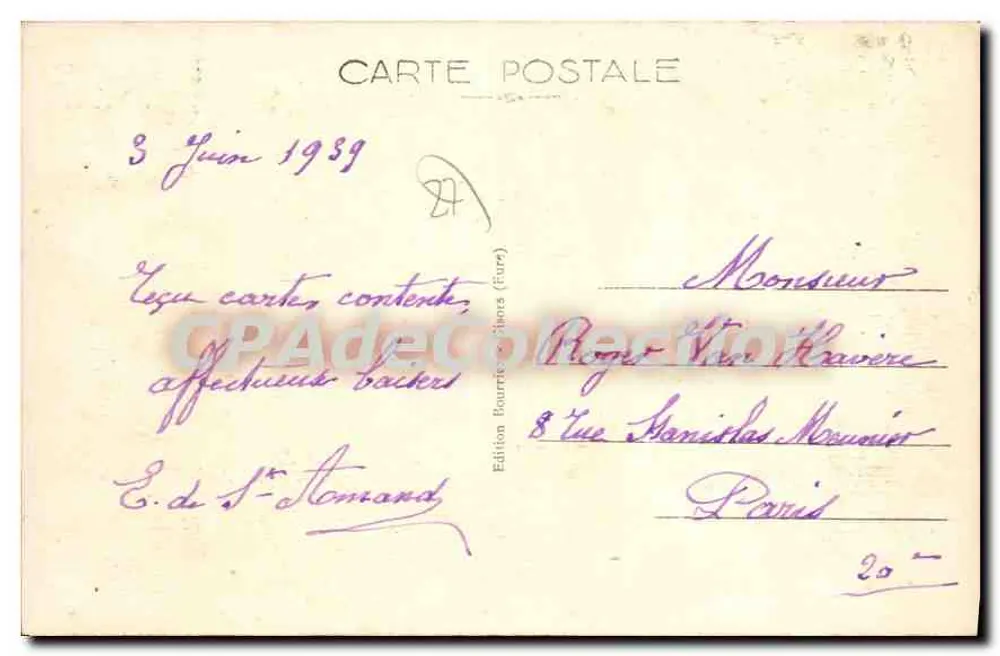 Gisors (Eure) — Ein Stück der Ballastière — Baurt (Eure) Ausgabe Nr. 26 - Rückseite