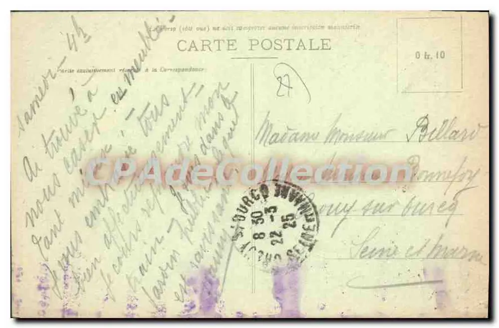 Gisors (Eure) — Denkmal zur Erinnerung an die 196 Kinder von Gisors, die für Frankreich gestorben sind (1914-1918) — L. Tournant, Verlag, Gisors (Eure). - Rückseite