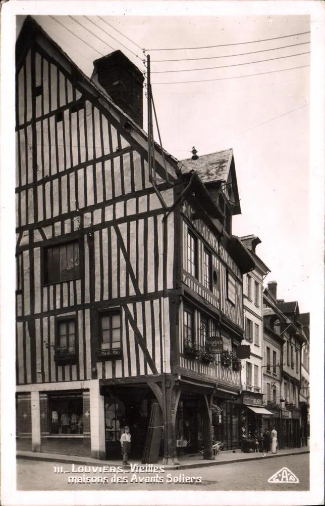 Louvières - Alte Häuser der Avants Soliers — Verlag A.A.S. - Vorderseite