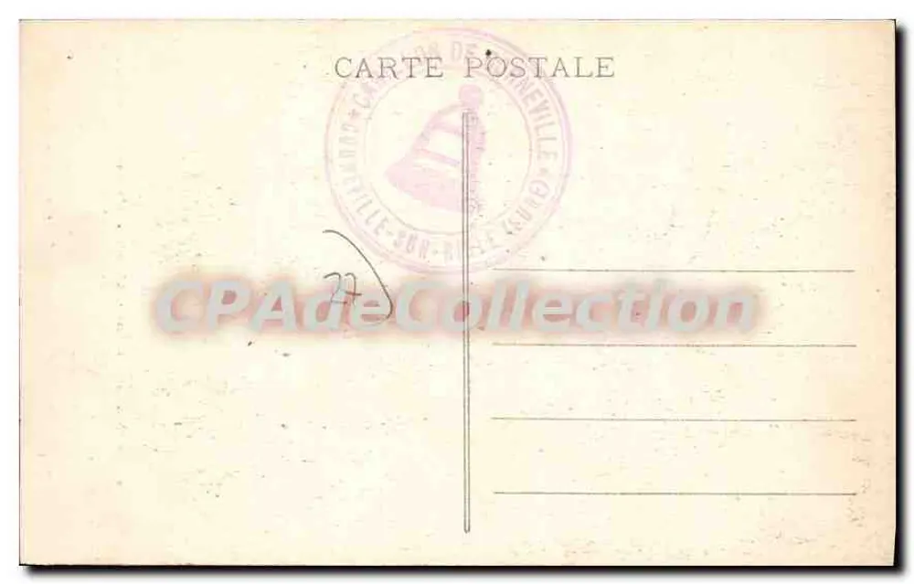 El Campanario de Corneville-les-Cloches (Eure) — Colección de campanas nacionales — editores Douthwaite et ses fils - Reverso