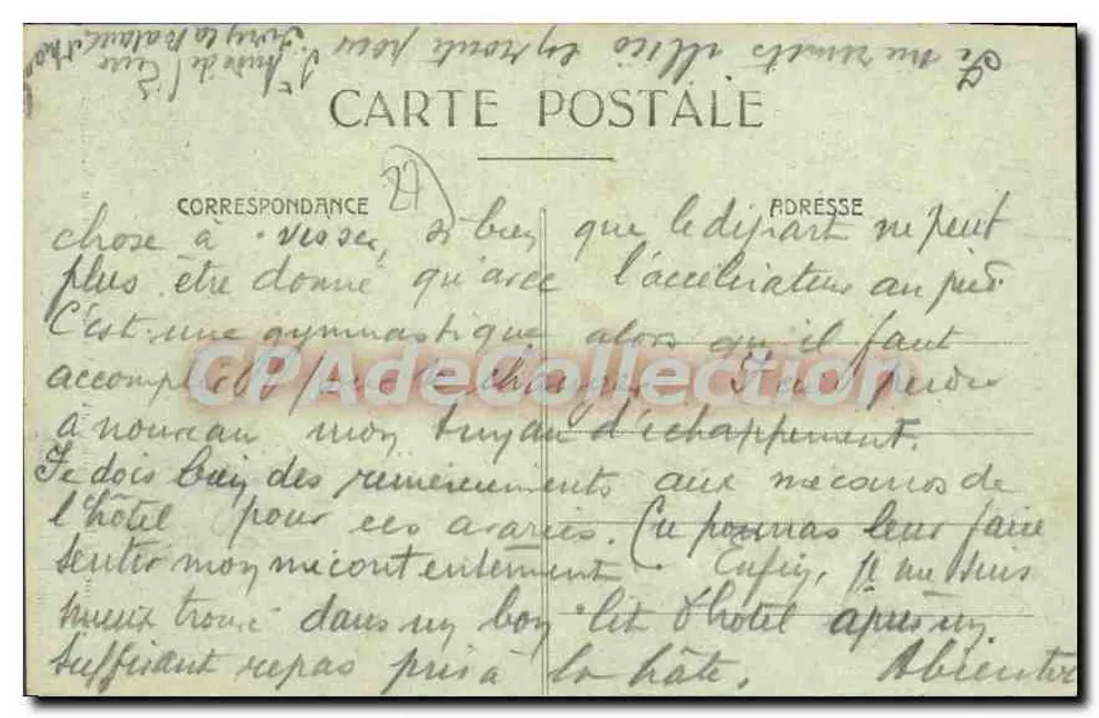 Umgebung von DAMVILLE (Eure) — Avenue du Château du Bois-Giroult — Lefèvre, Verlag - Rep. int. - Rückseite