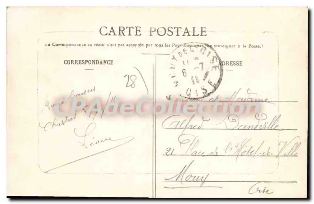 Chartres - Most Nowy — Ch. Foucault, wyd., Dreux - Rewers