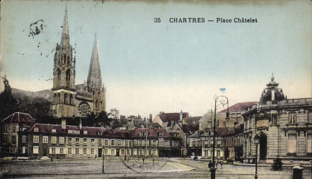 Chartres — Place Châtelet — Verleger Savoy - Vorderseite