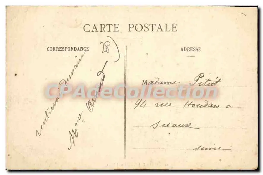 Chartres - Das Hôtel-Dieu — Ch. Foneault, Verlag Dreux, n°66 - Rückseite