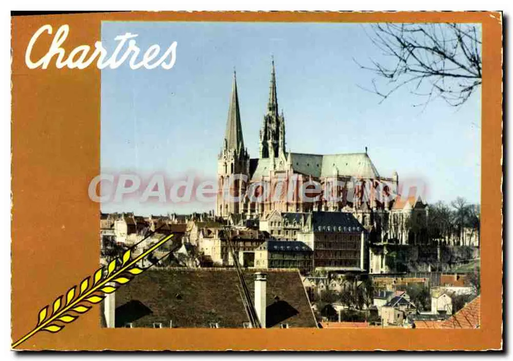 Chartres — Ansicht der Kathedrale Notre-Dame — HACHETTE Editions - Vorderseite