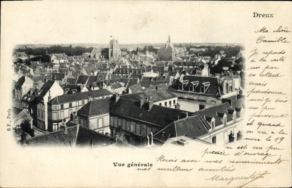 Dreux — Vista geral — B.F., Paris - Frente