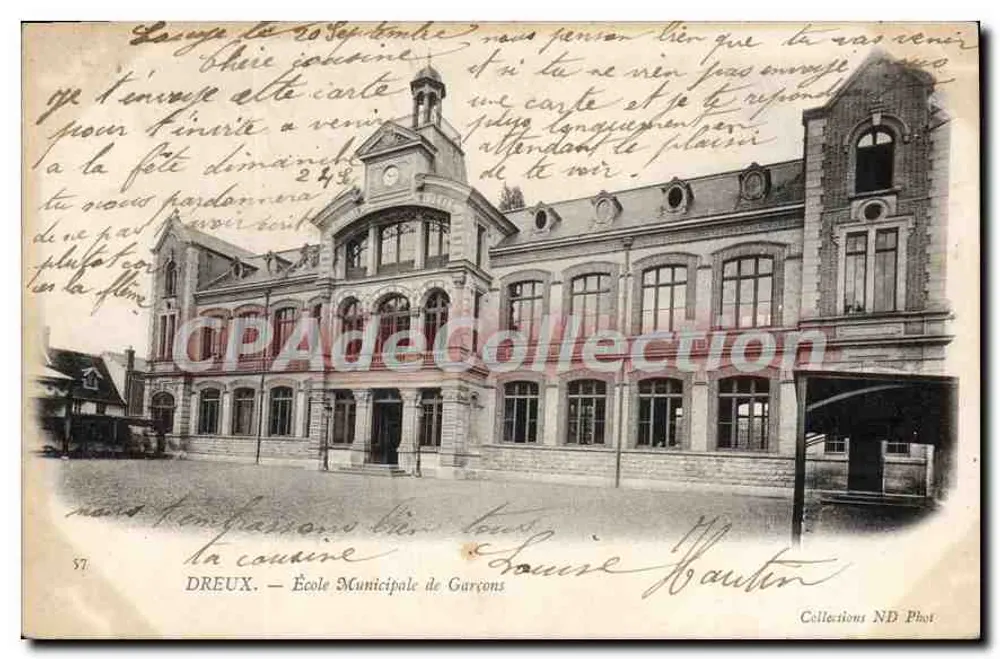 Dreux — Escola Municipal de Gurçons — Coleções ND Phot - Frente
