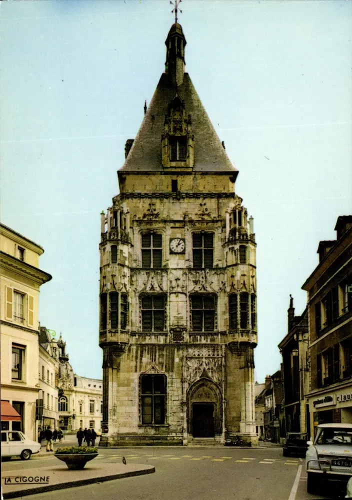 A Cegonha — O Sino, alto pavilhão quadrado do XVº s. — Edições 'LA CIGOGNE', Dreux (28) - Frente